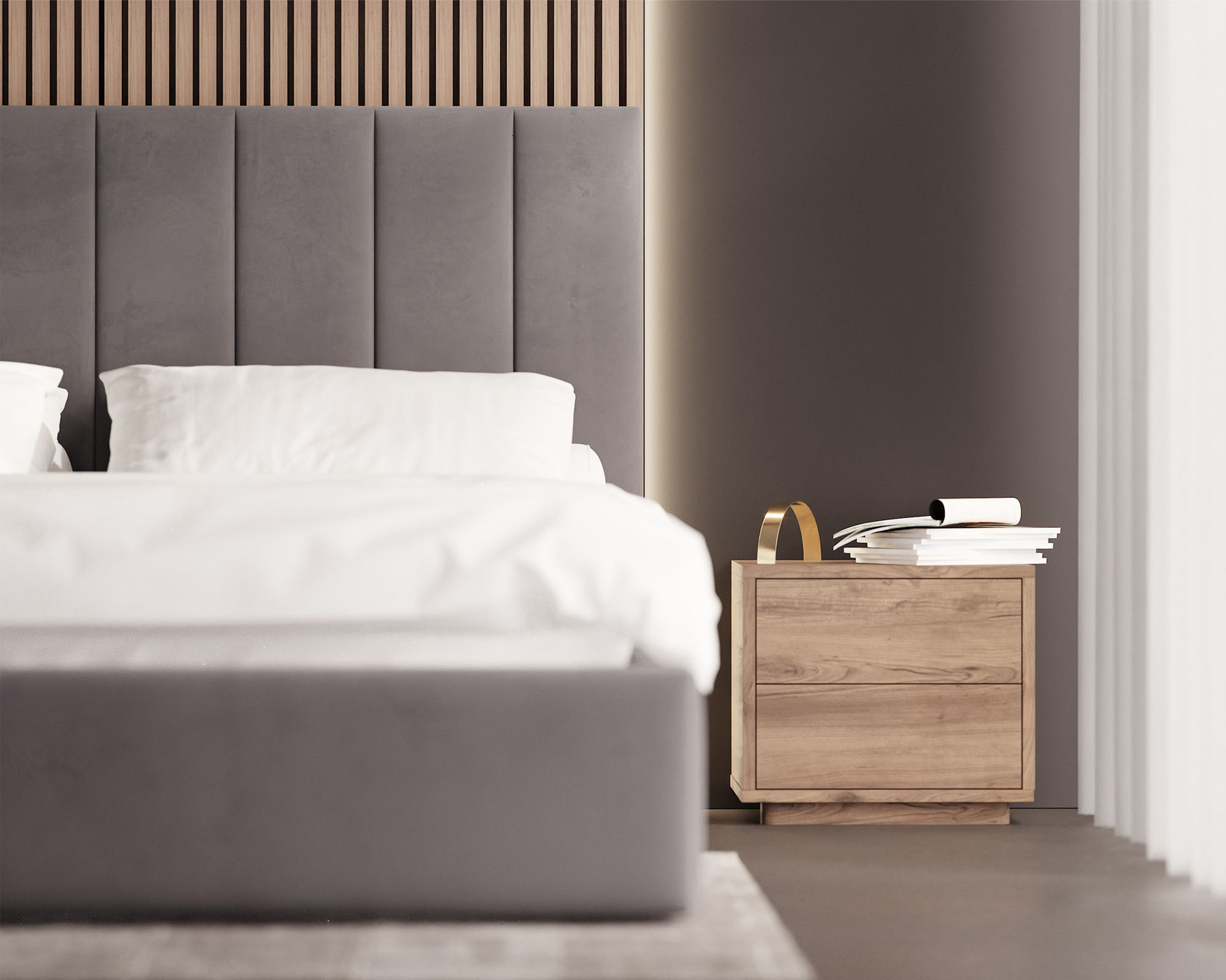 Čalouněná postel COLORADO 120x200 s kovovým zdvižným roštem ŠEDÁ PARIS