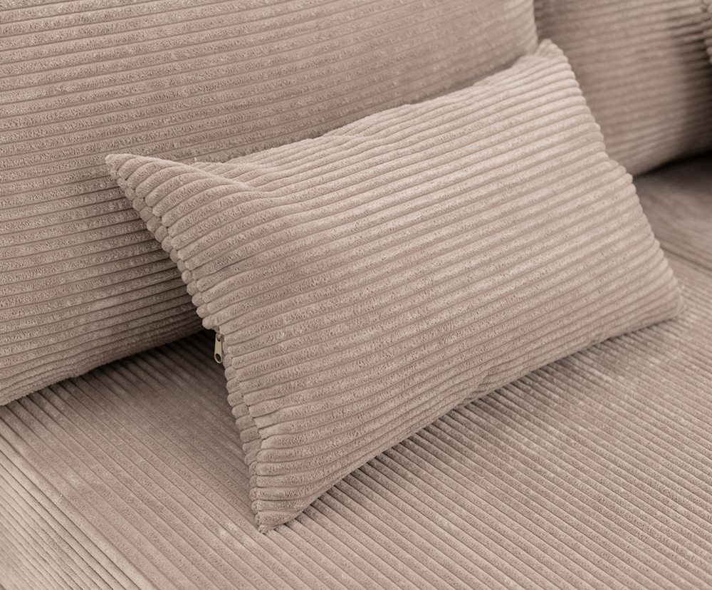 Modulární rohová pohovka MIRANO BÉŽOVÁ SZTRUKS 160x200cm