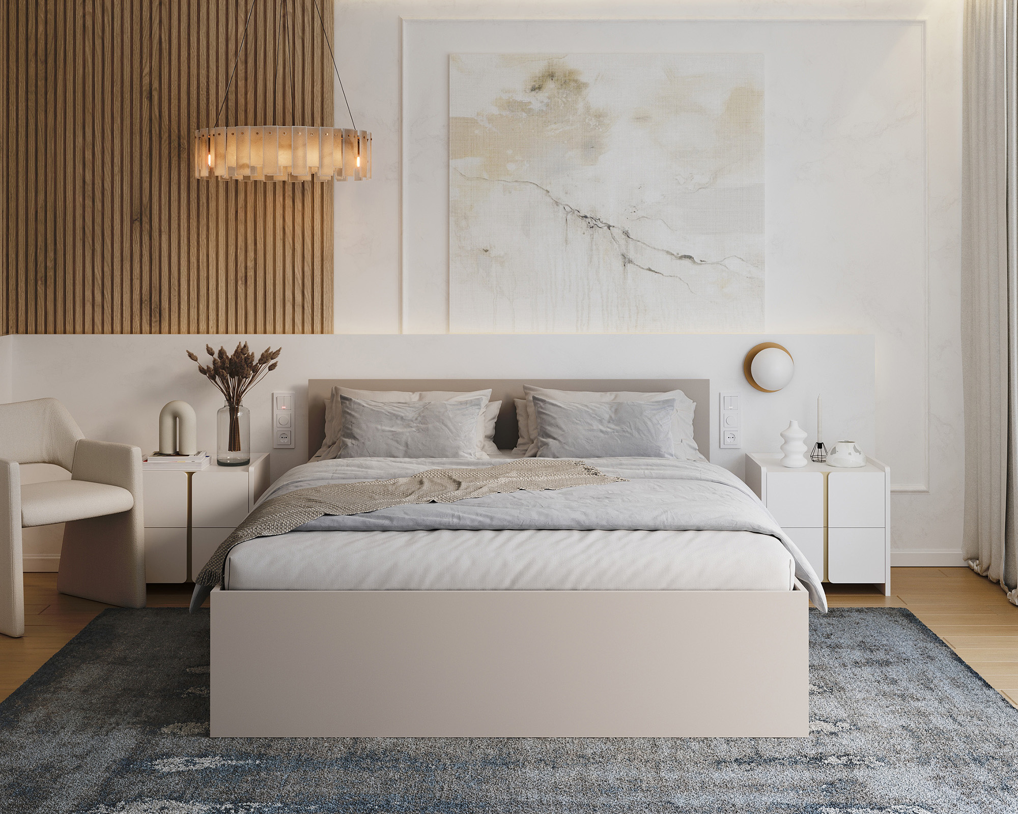 Postel PANAMA 180x200 s kovovým zdvižným roštem BÉŽOVÁ