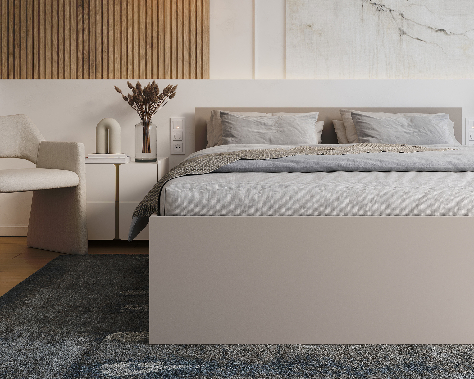 Postel PANAMA 180x200 s kovovým zdvižným roštem BÉŽOVÁ