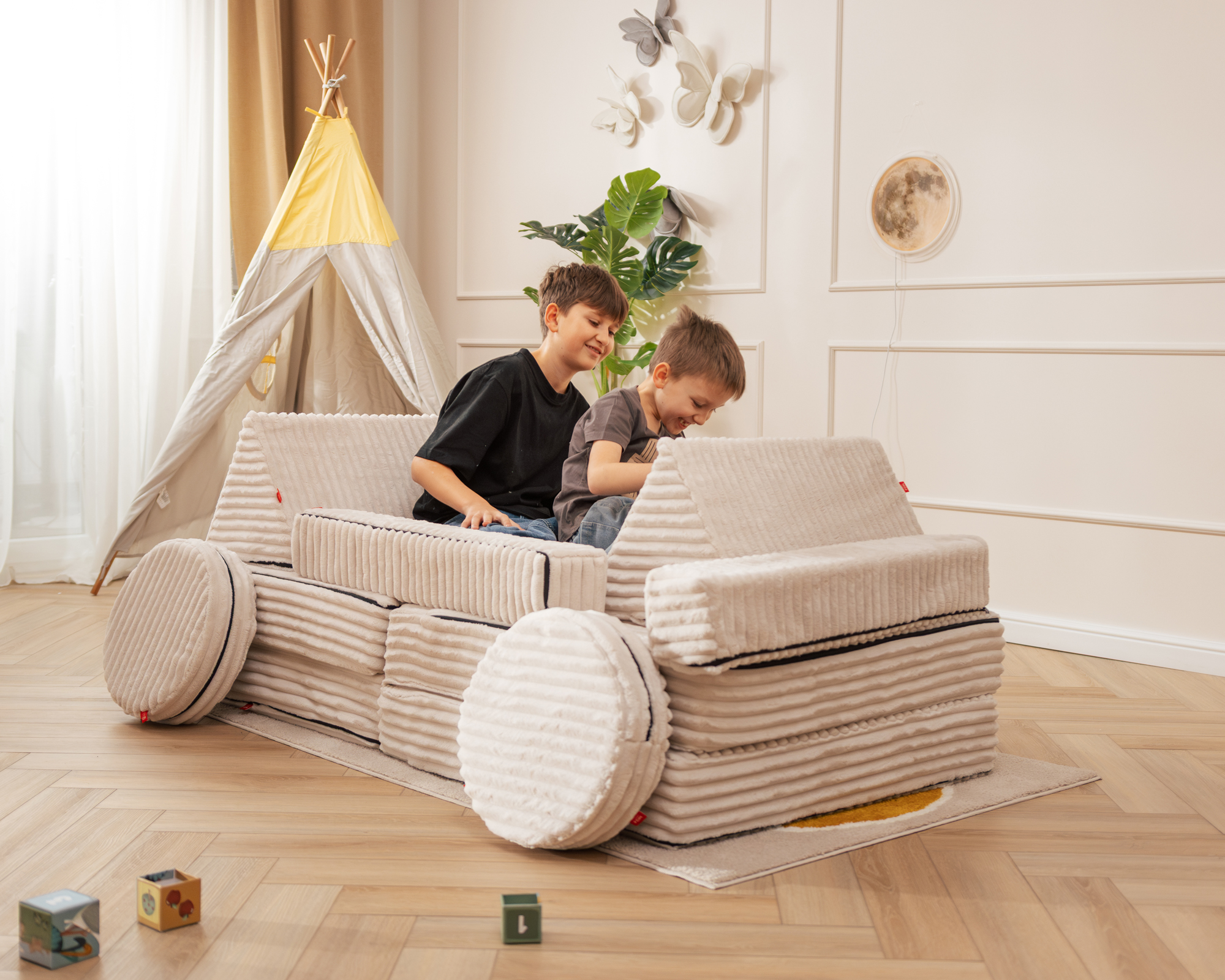 Rozkládací pohovka VARIANT BÍLÁ SZTRUKS 160x80