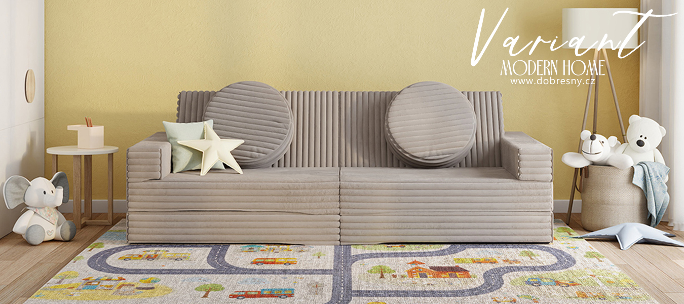 Rozkládací pohovka VARIANT BÉŽOVÁ SZTRUKS 160x80