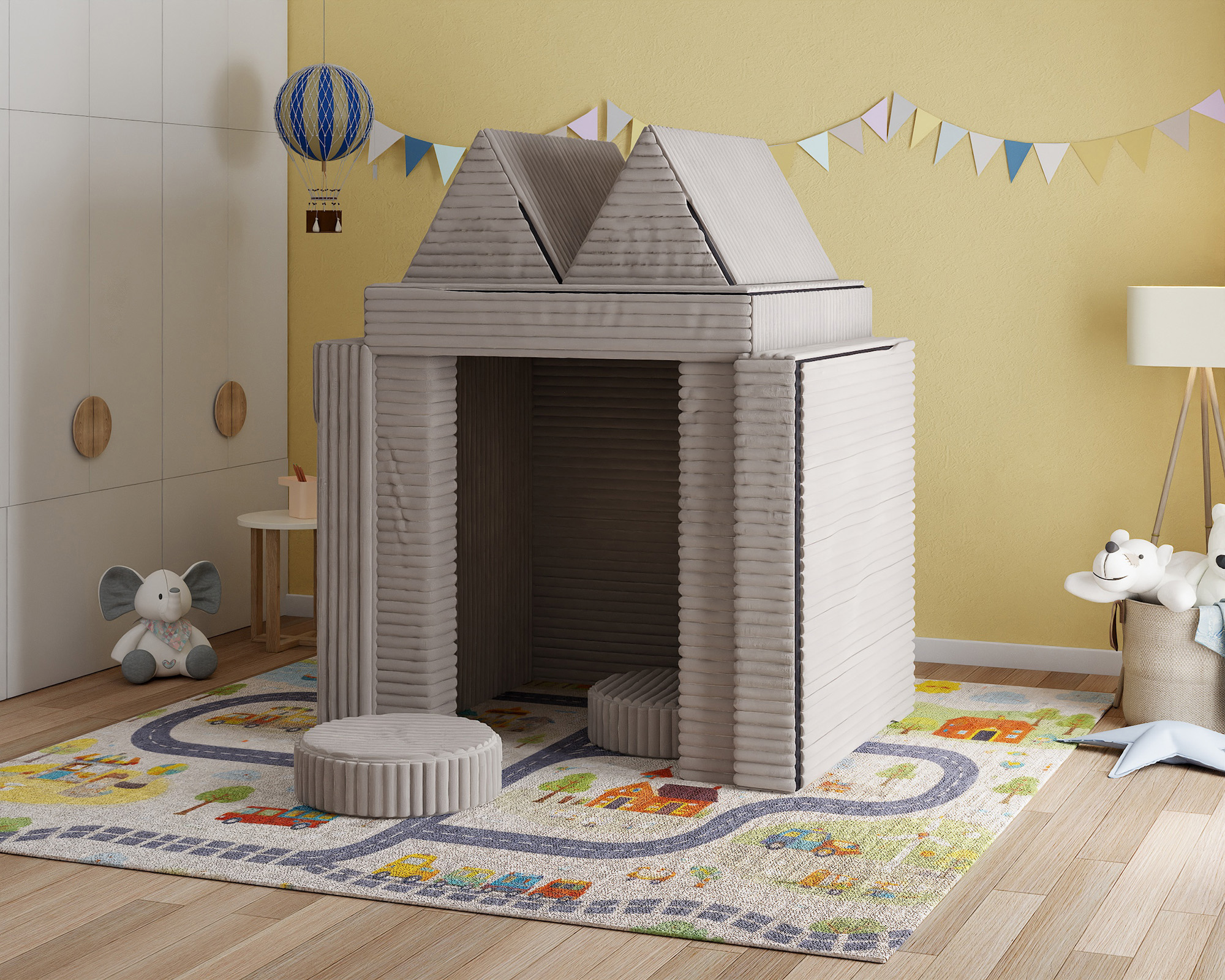 Rozkládací pohovka VARIANT BÉŽOVÁ SZTRUKS 160x80