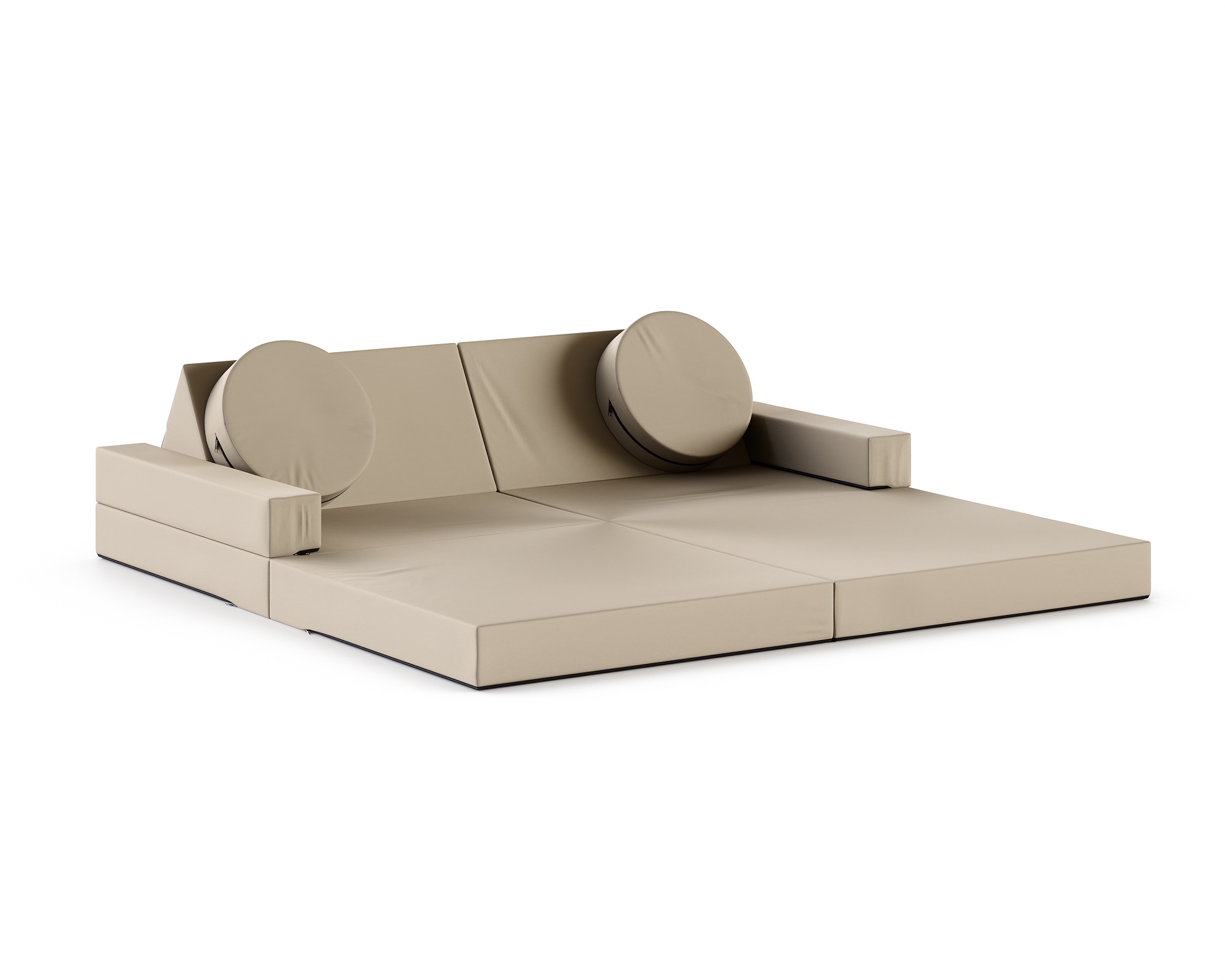 Rozkládací pohovka VARIANT BÉŽOVÁ voděodoná 160x80