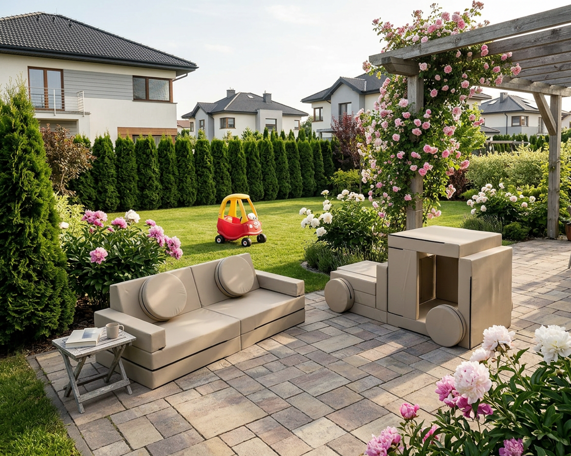 Rozkládací pohovka VARIANT BÉŽOVÁ voděodoná 160x80