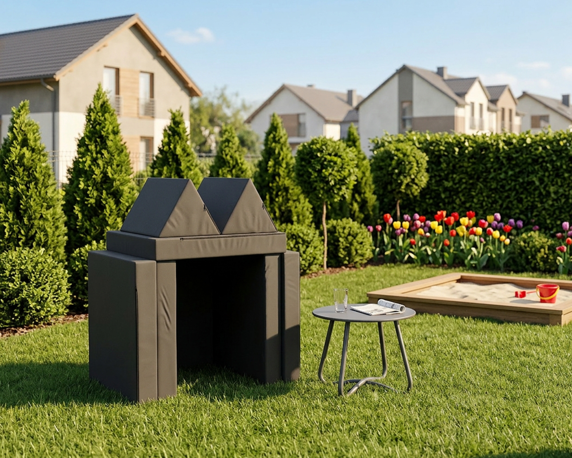 Rozkládací pohovka VARIANT HNĚDÁ voděodoná 160x80