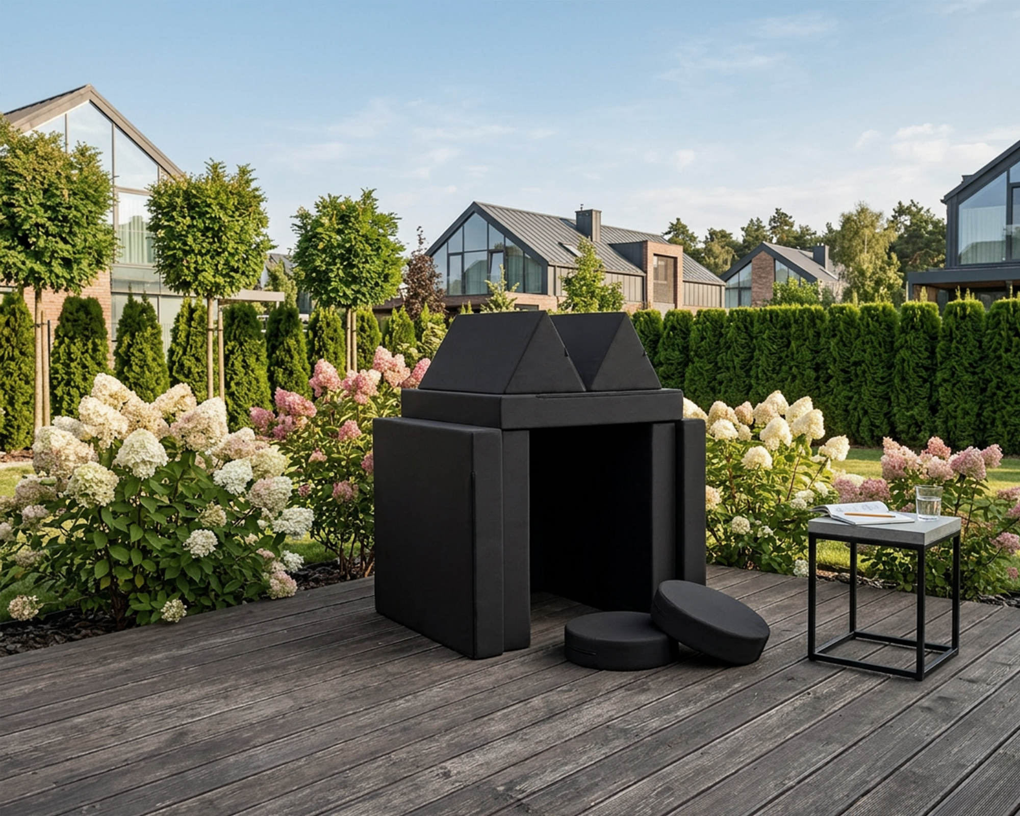 Rozkládací pohovka VARIANT ČERNÁ voděodoná 160x80