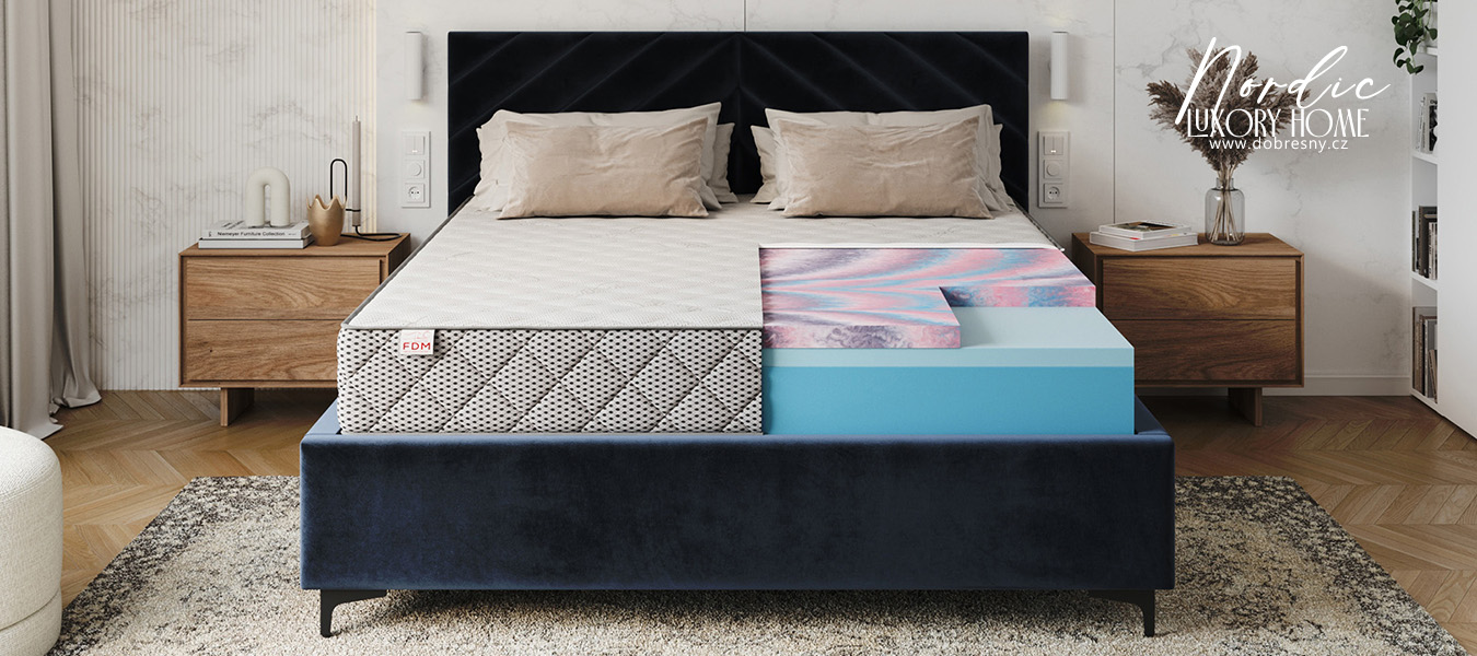 Pěnová matrace NORDIC SILVERCARE 80x200x24cm