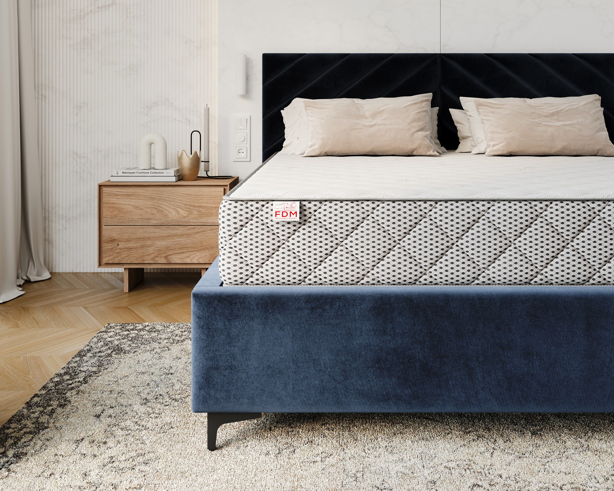 Pěnová matrace NORDIC SILVERCARE 90x200x24cm