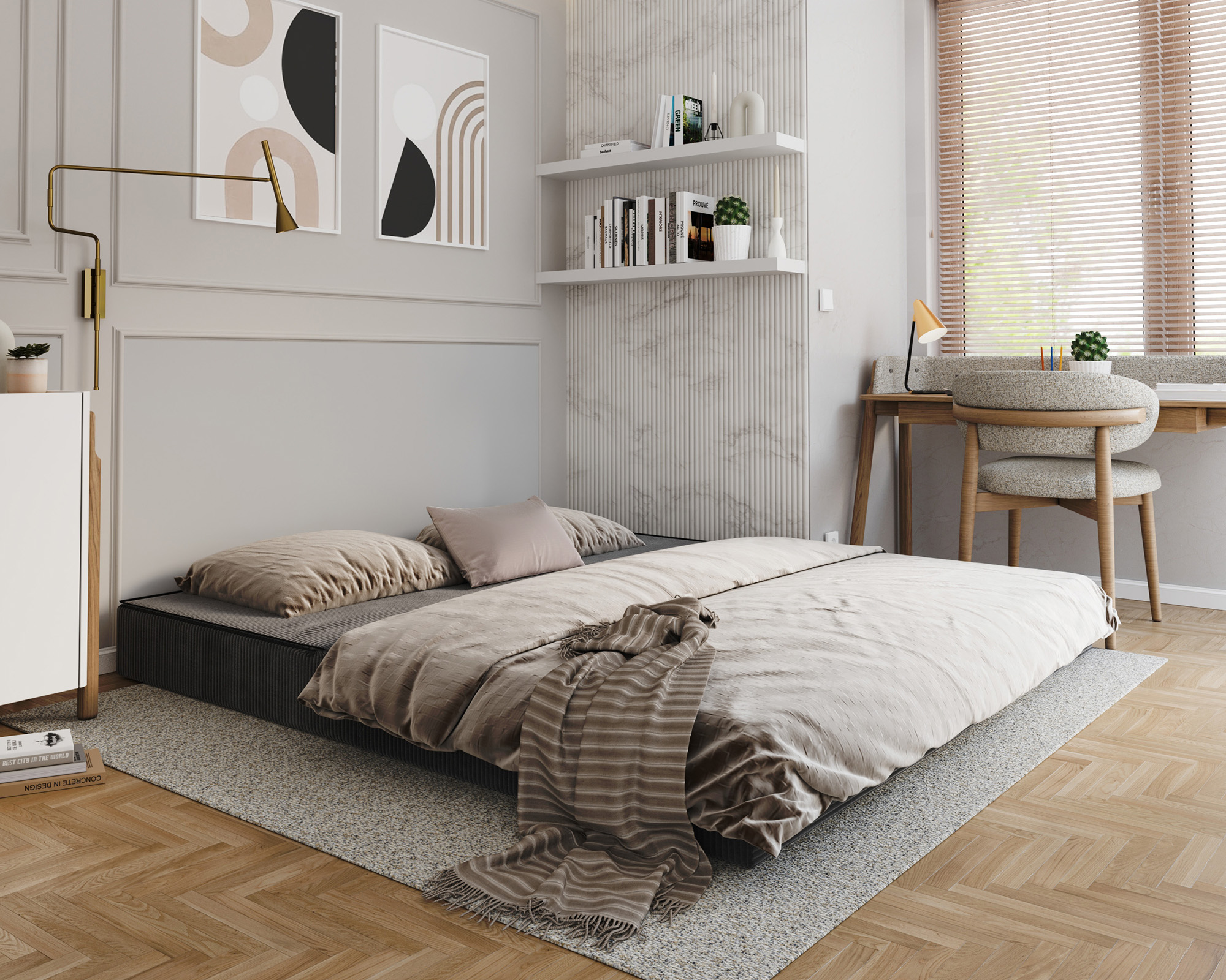 Rozkládací pohovka AVIO TMAVĚ ŠEDÁ SZTRUKS 200x200