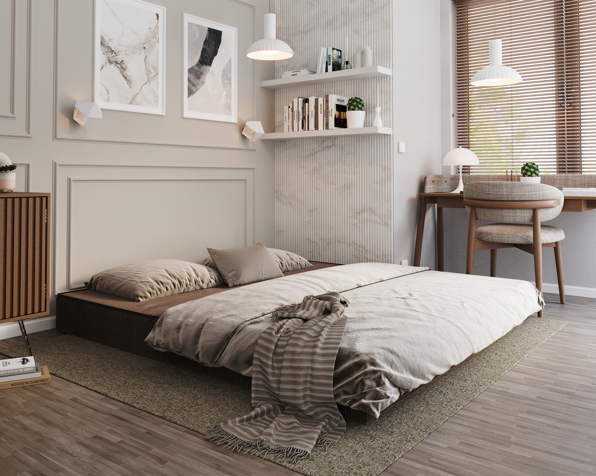 Rozkládací pohovka AVIO HNĚDÁ SZTRUKS 200x200