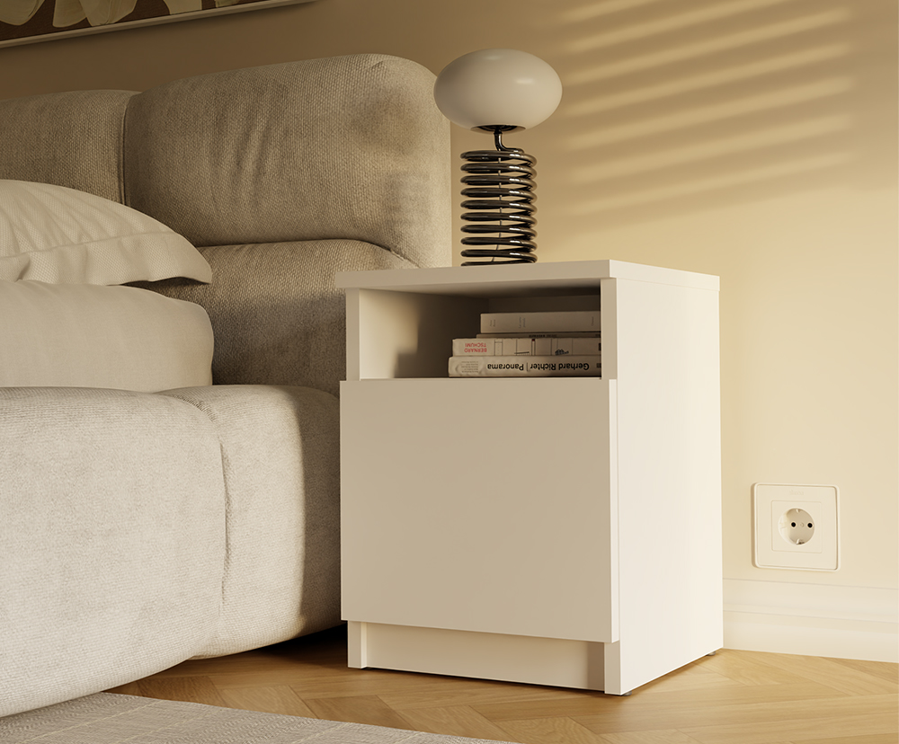 Noční stolek GALAX 30 BÍLÁ