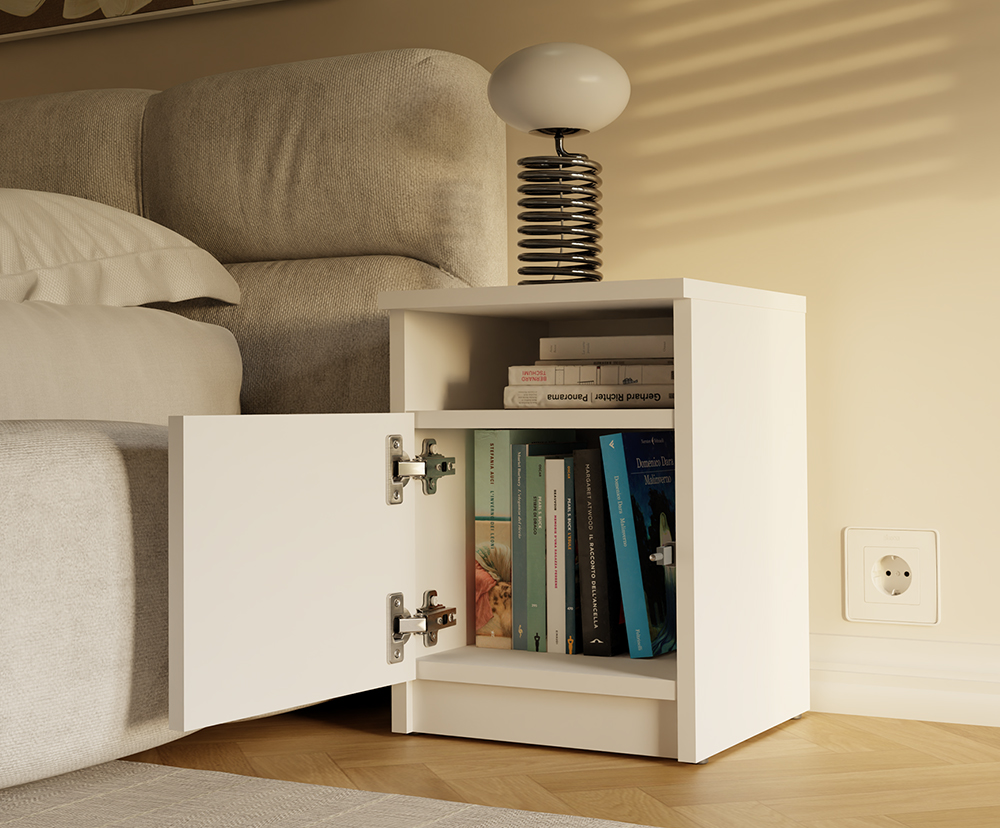 Noční stolek GALAX 30 BÍLÁ