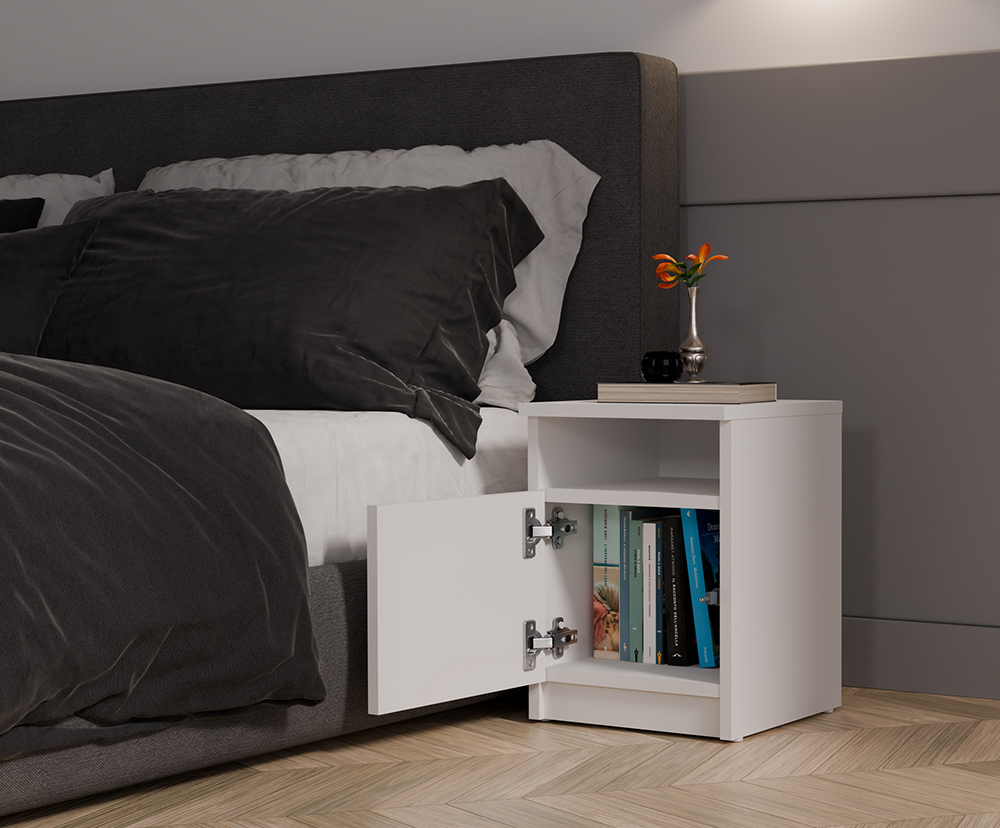 Noční stolek GALAX 30 BÍLÁ