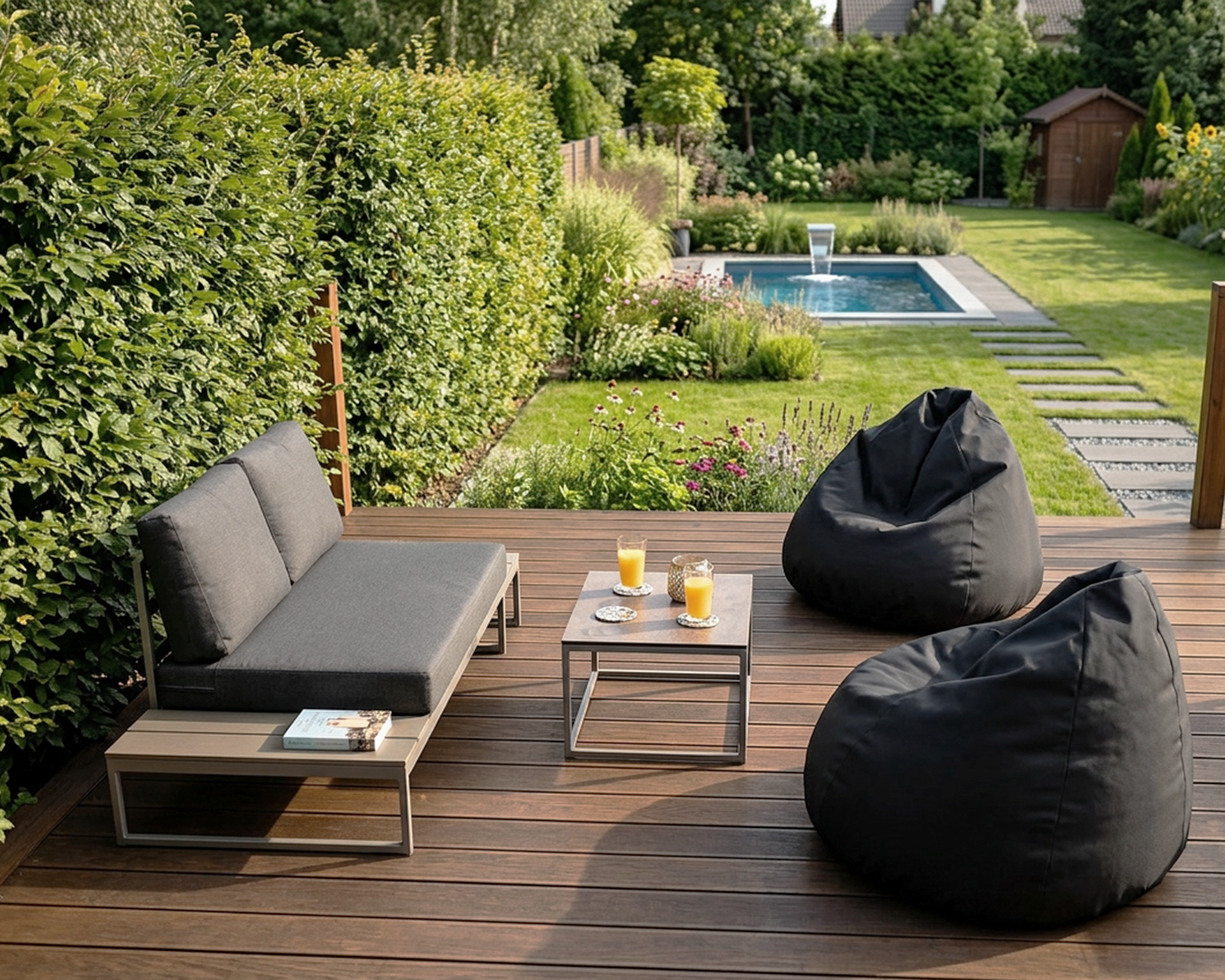 Sedací vak SAKO voděodolný zelený 95x115 cm