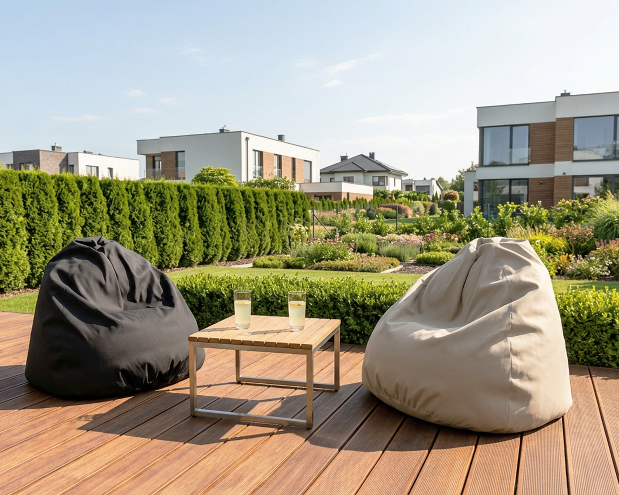 Sedací vak SAKO voděodolný tmavě šedý 95x115 cm