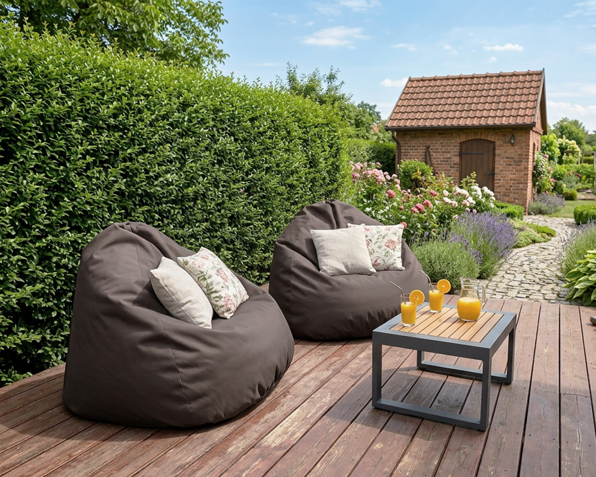 Sedací vak SAKO voděodolný černý 95x115 cm