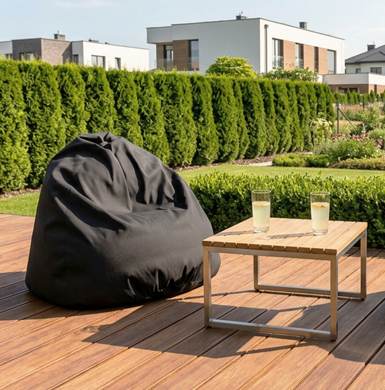 Sedací vak SAKO voděodolný černý 95x115 cm