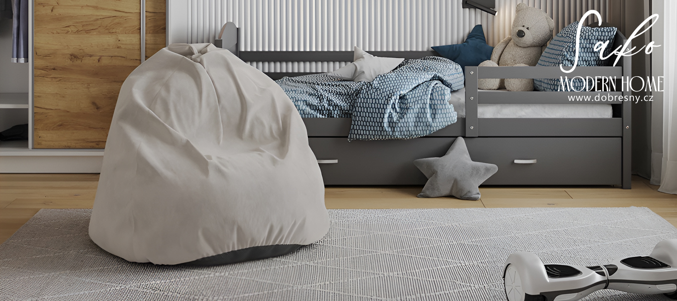 Sedací vak SAKO TRINITY krémový 95x115 cm