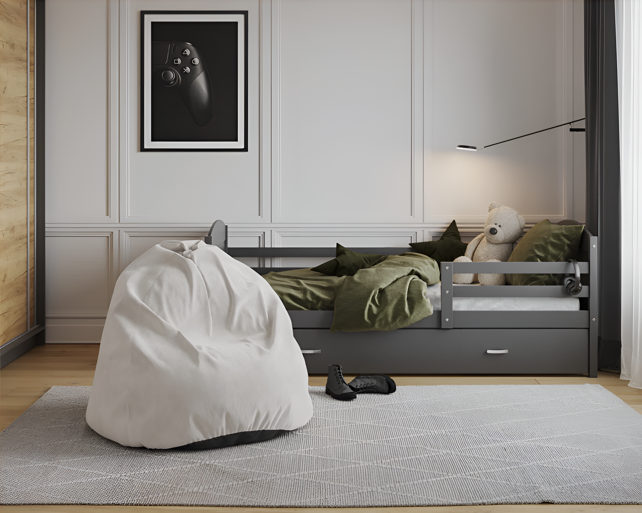 Sedací vak SAKO TRINITY bílý 95x115 cm