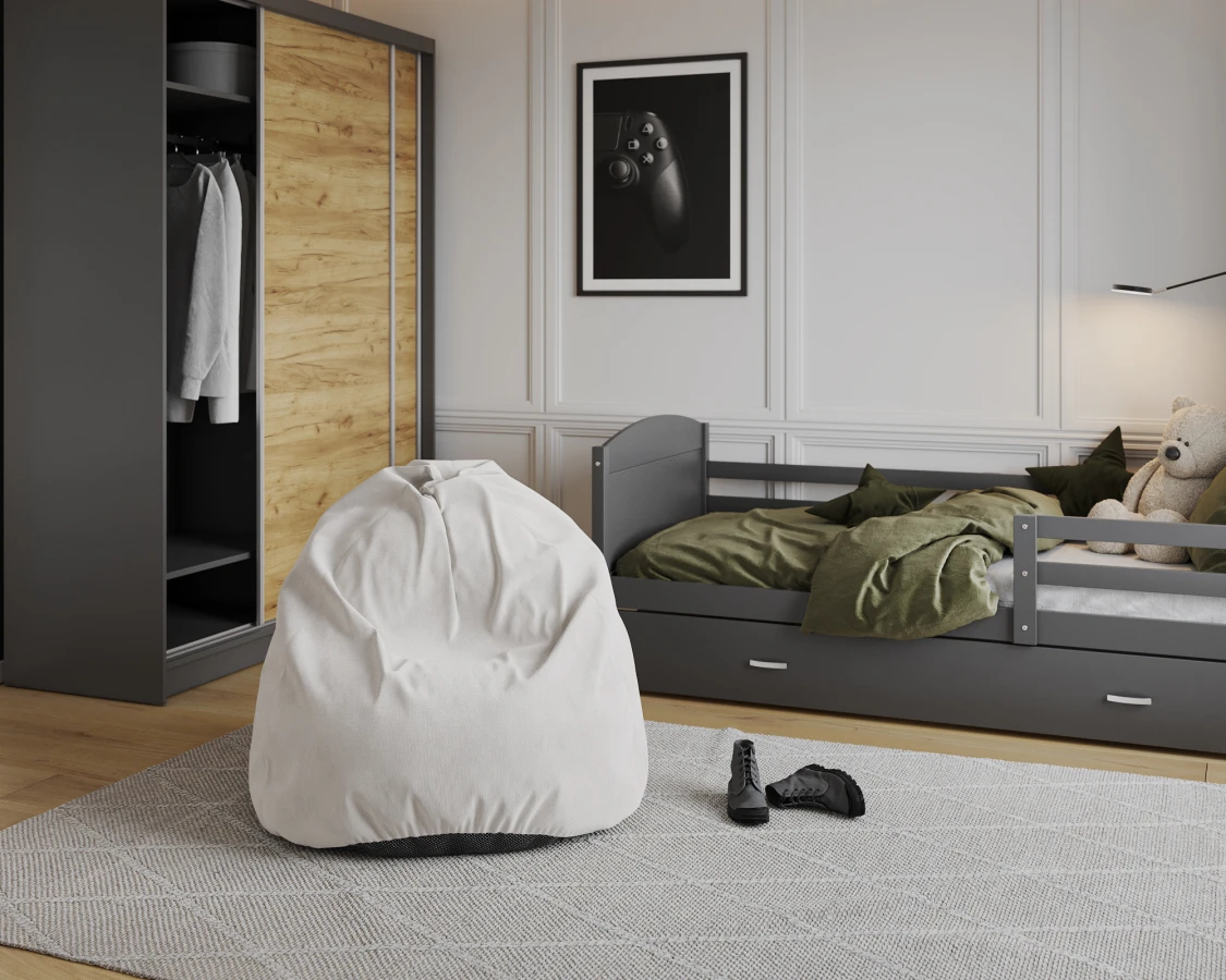 Sedací vak SAKO TRINITY bílý 95x115 cm