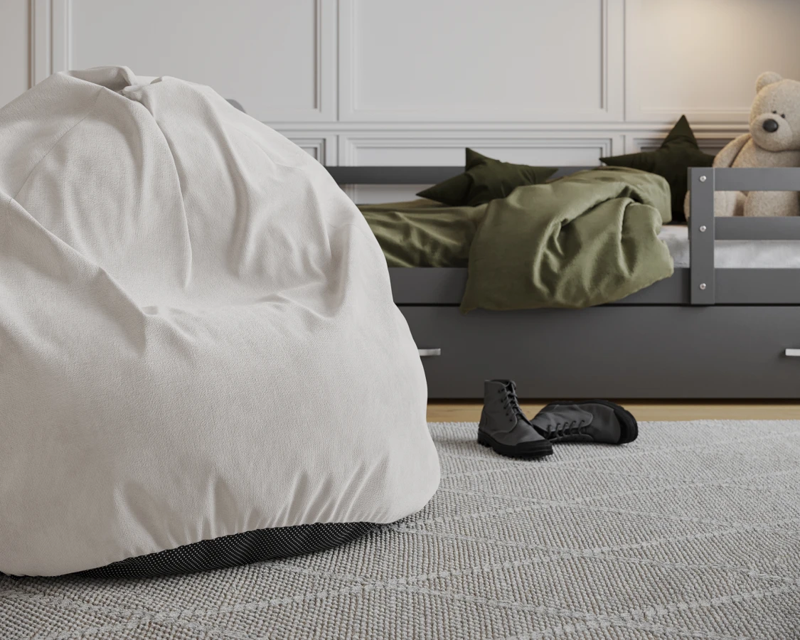 Sedací vak SAKO TRINITY bílý 95x115 cm