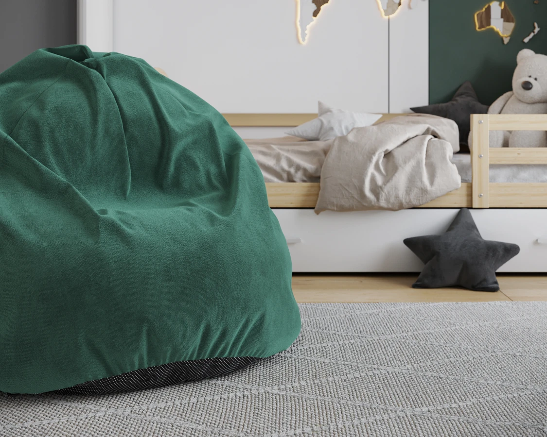 Sedací vak SAKO TRINITY zelený 95x115 cm