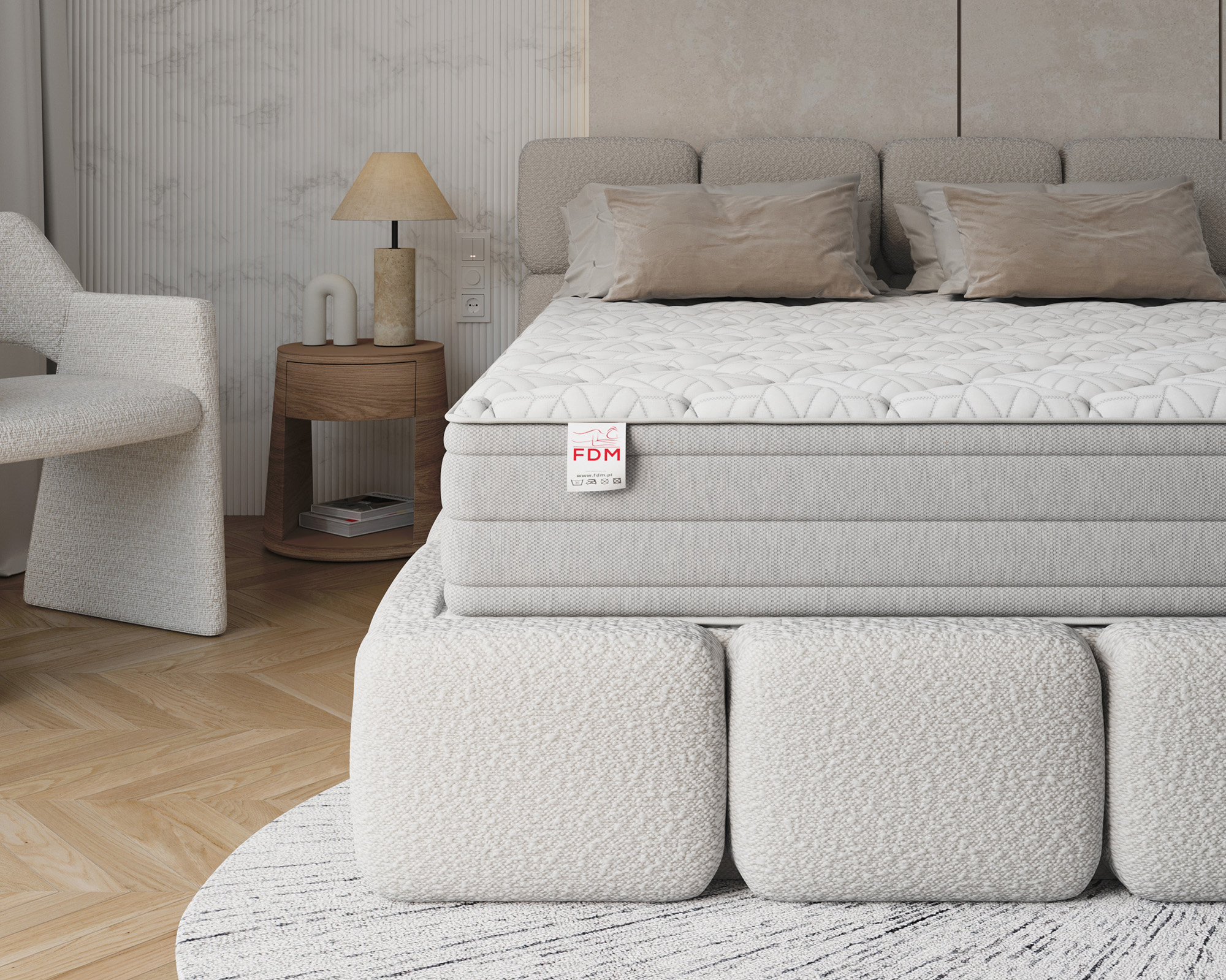 Pěnová matrace AVELLINO NANO JERSEY BORDER VISCO 80x200 cm 27 cm