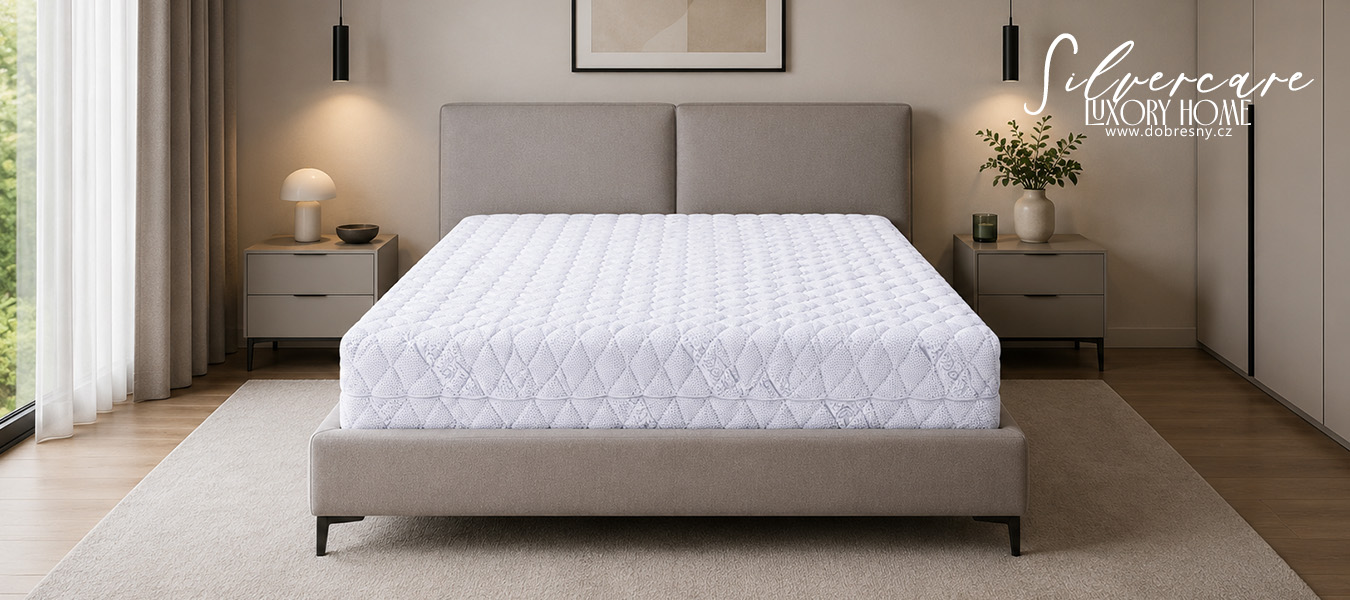 Potah na matraci SILVERCARE 160x200x16cm