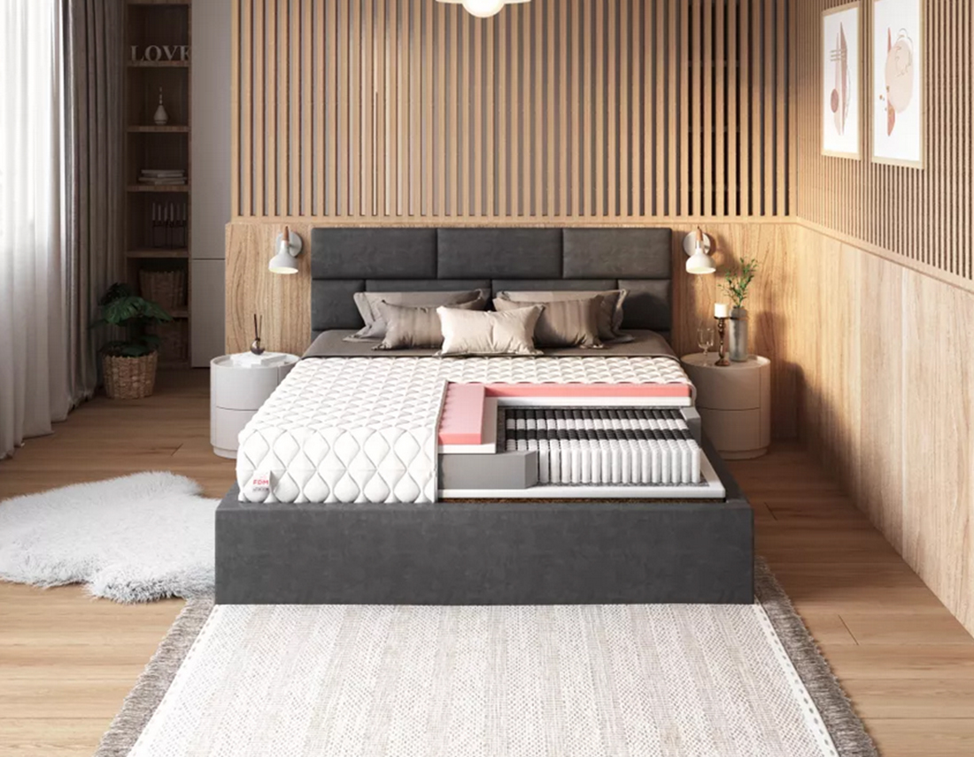Imperial Confort Viskographen-Matratze Copenhague – 90x200 Cm, 21 Cm Hoch, Aloe Vera Bezug