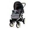 Kočárek 4v1 BabyLux Optimal Grey Flex Black