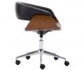 Kancelářská židle CORAL ořech/černá