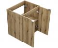 Koupelnová skříňka pod umyvadlo NOVA OAK police 50 cm