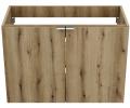 Koupelnová skříňka pod umyvadlo NOVA OAK police 80 cm