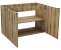 Koupelnová skříňka pod umyvadlo NOVA OAK police 80 cm