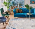 Koberec LEON Blue Gray 140x200 cm