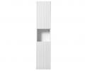 Koupelnová vysoká skříňka NOVA WHITE 140 cm