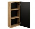 Koupelnová horní skříňka OCEAN BLACK 75 cm