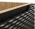 Koupelnová skřínka pod umyvadlo OCEAN BLACK 120 cm