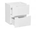 Koupelnová skříňka pod umyvadlo NOVA WHITE 2S 50 cm